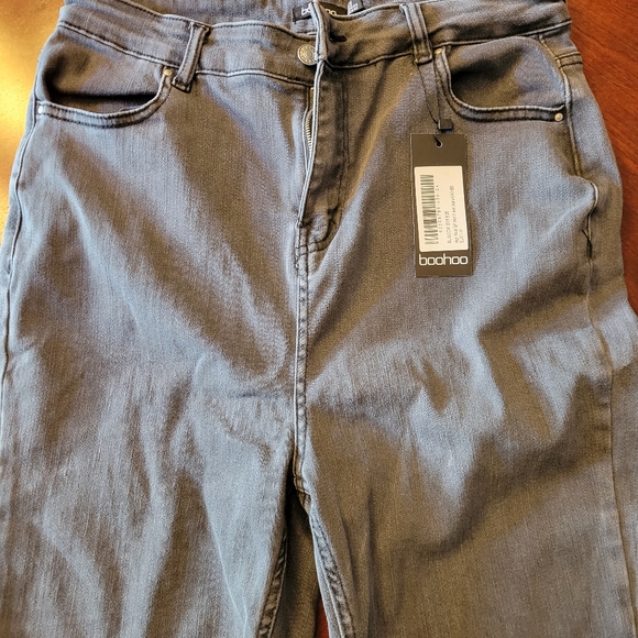 Split hem stretch jeans - Picture 4 of 5